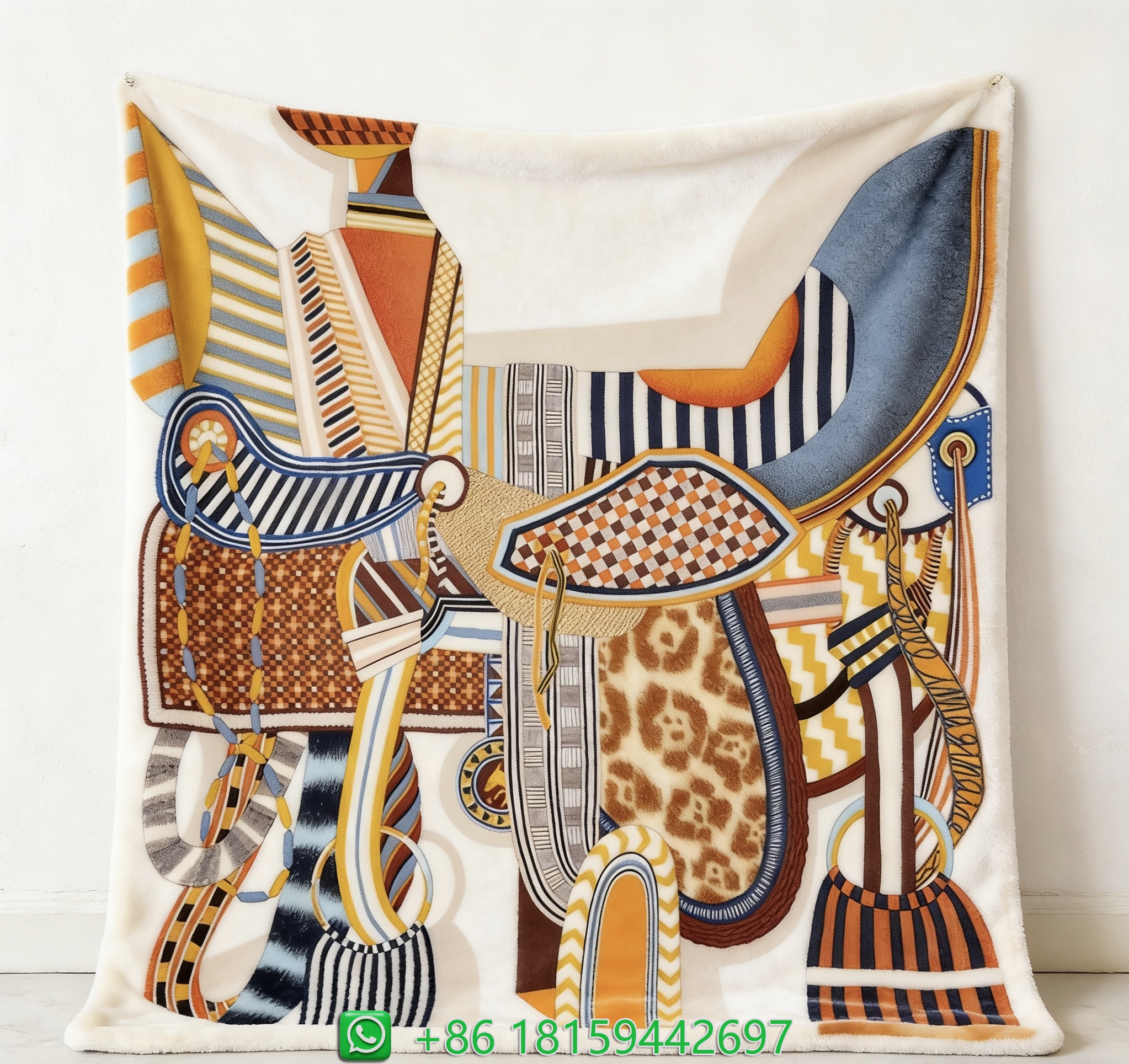 Hermes Throw Blankets